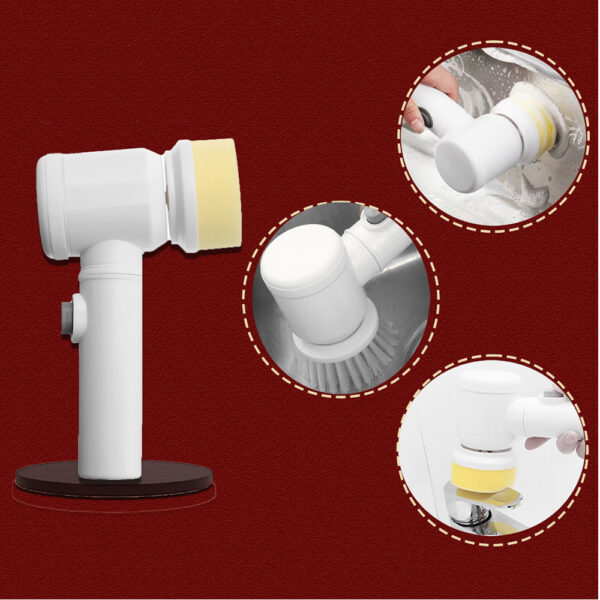 فرشاة تنظيف كهربائية دوارة