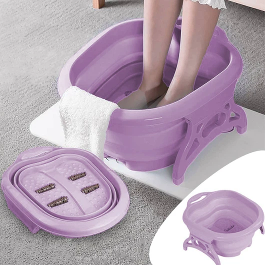 حوض استحمام قابل للطي للقدم