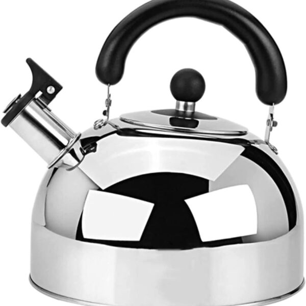 غلاية صفير من الستانلس ستيل مع مقبض مقاوم للحرارة