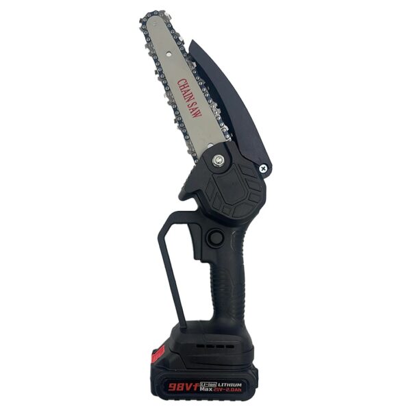 منشار جنزيري صغير كهربائي لاسلكي 6 انش مع بطاريتين قابلتين لاعادة الشحن