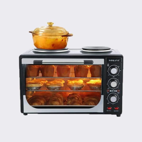 فرن محمصة كهربائي منزلي متعدد الوظائف