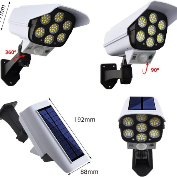 3 قطع كشاف على شكل كاميرا