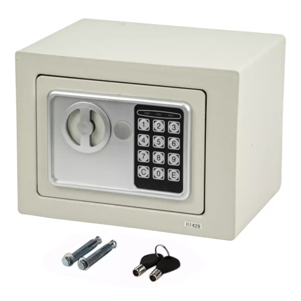 خزنة الكترونية مدمجة مع نظام قفل مزدوج