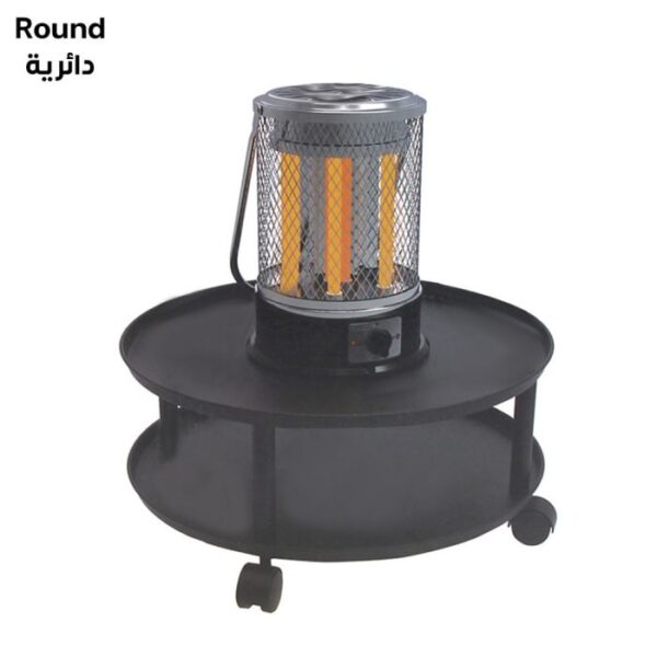 2000w electric heater with square or round table zal meh round 1 600x600