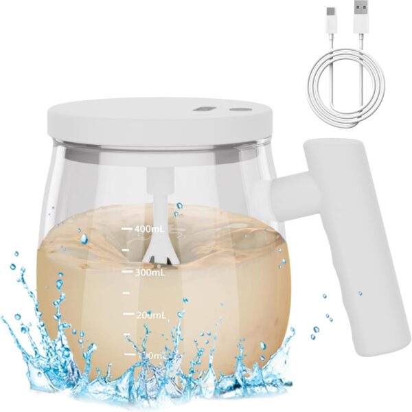 كوب تقليب كهربائي قابل لاعادة الشحن