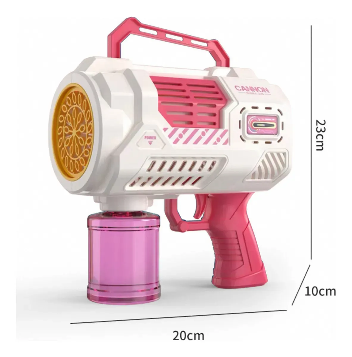 مسدس فقاعات بزجاجة مدمجة - الصورة 3