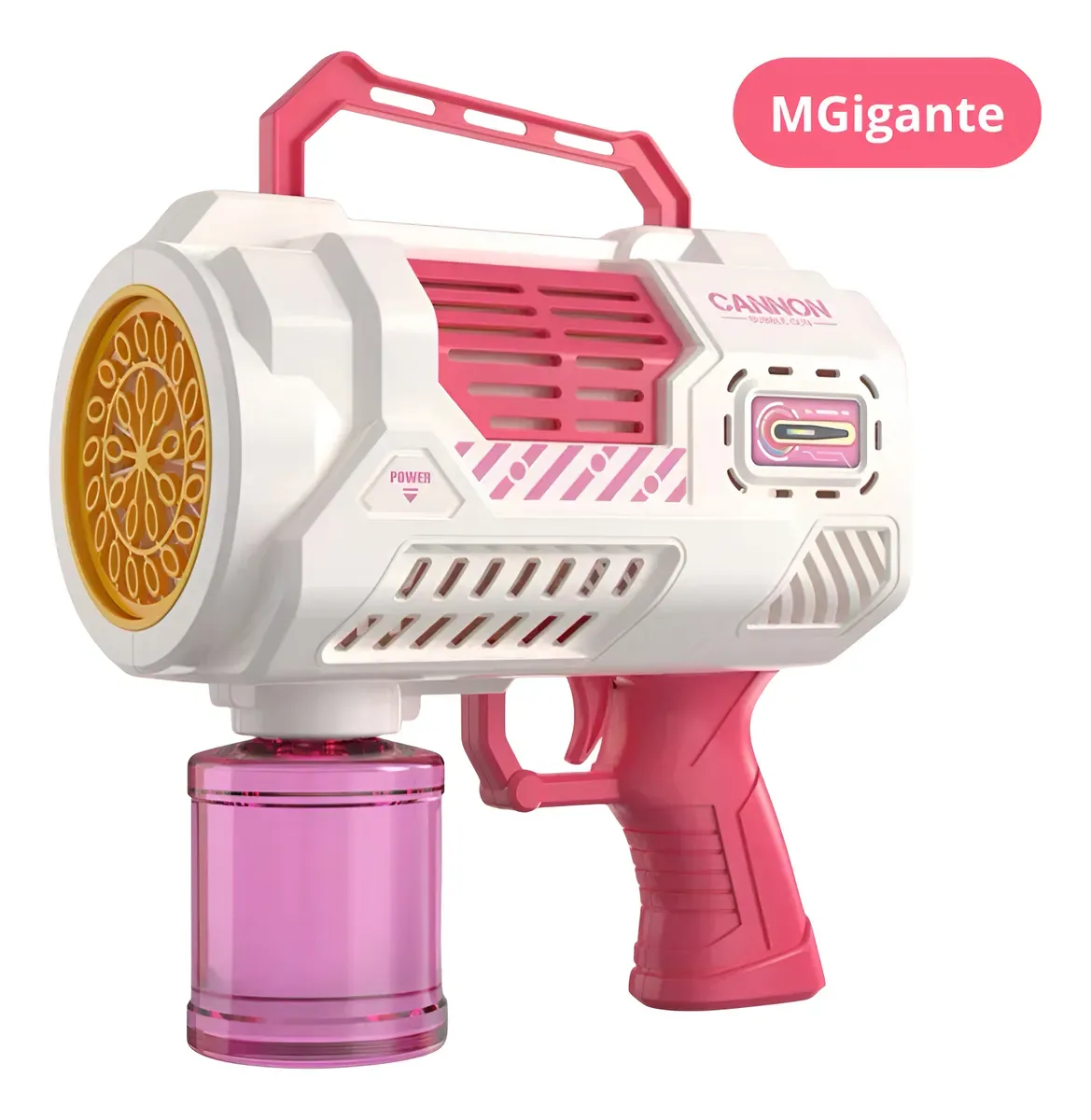 مسدس فقاعات بزجاجة مدمجة