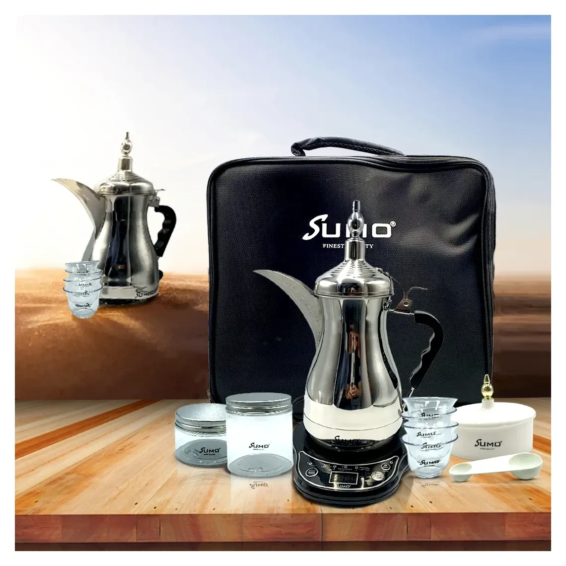 مجموعة ماكينة صنع القهوة العربية - الصورة 3