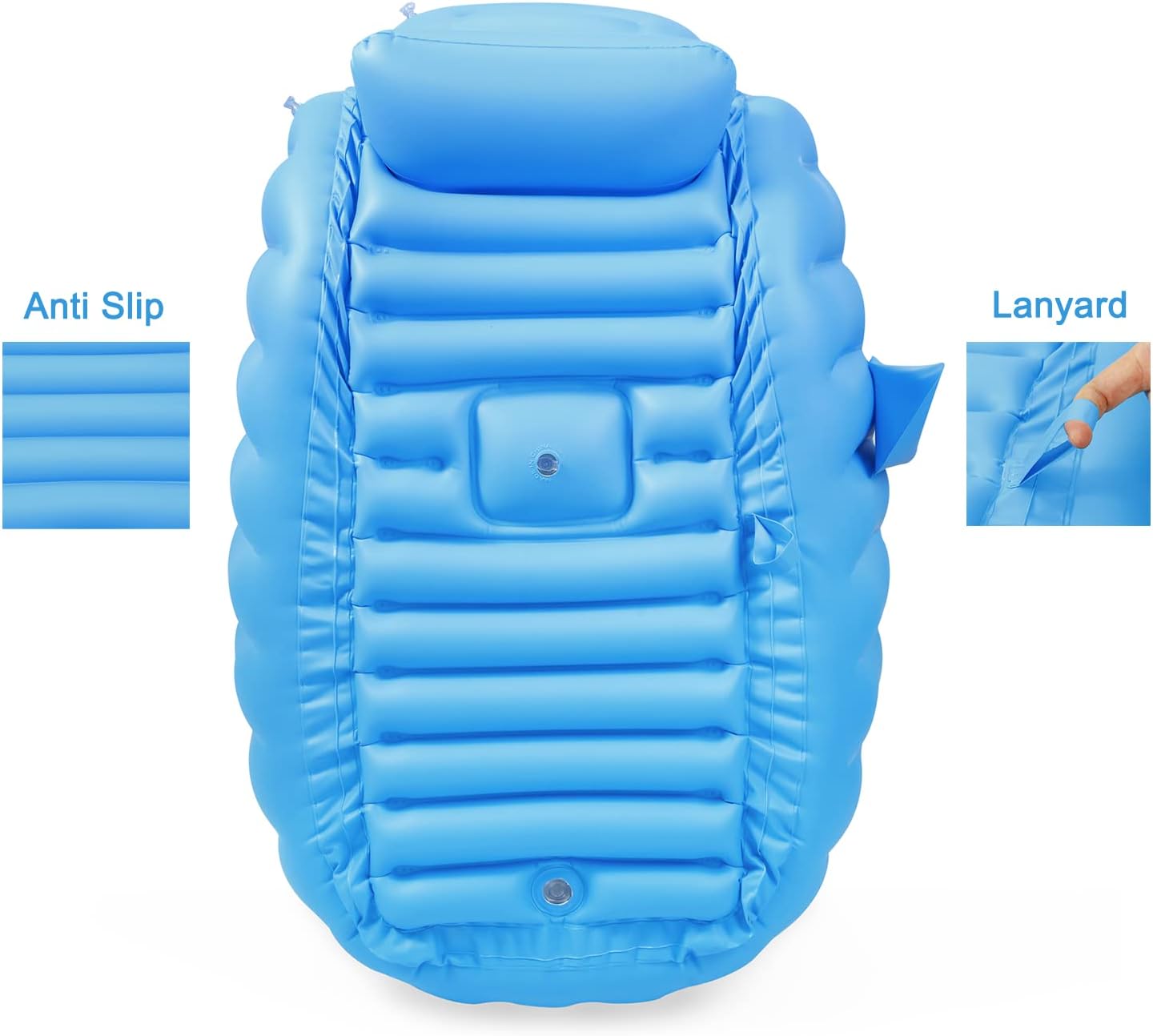 حوض استحمام قابل للنفخ للأطفال مع مضخة هواء - الصورة 4