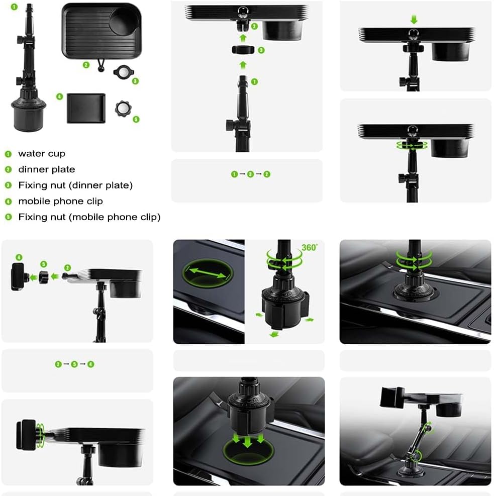 حامل أكواب للسيارة 3 في 1 - الصورة 5