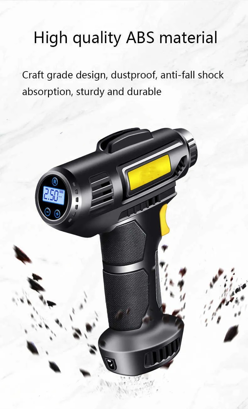 كمبروسر هواء محمول للسيارة - الصورة 4