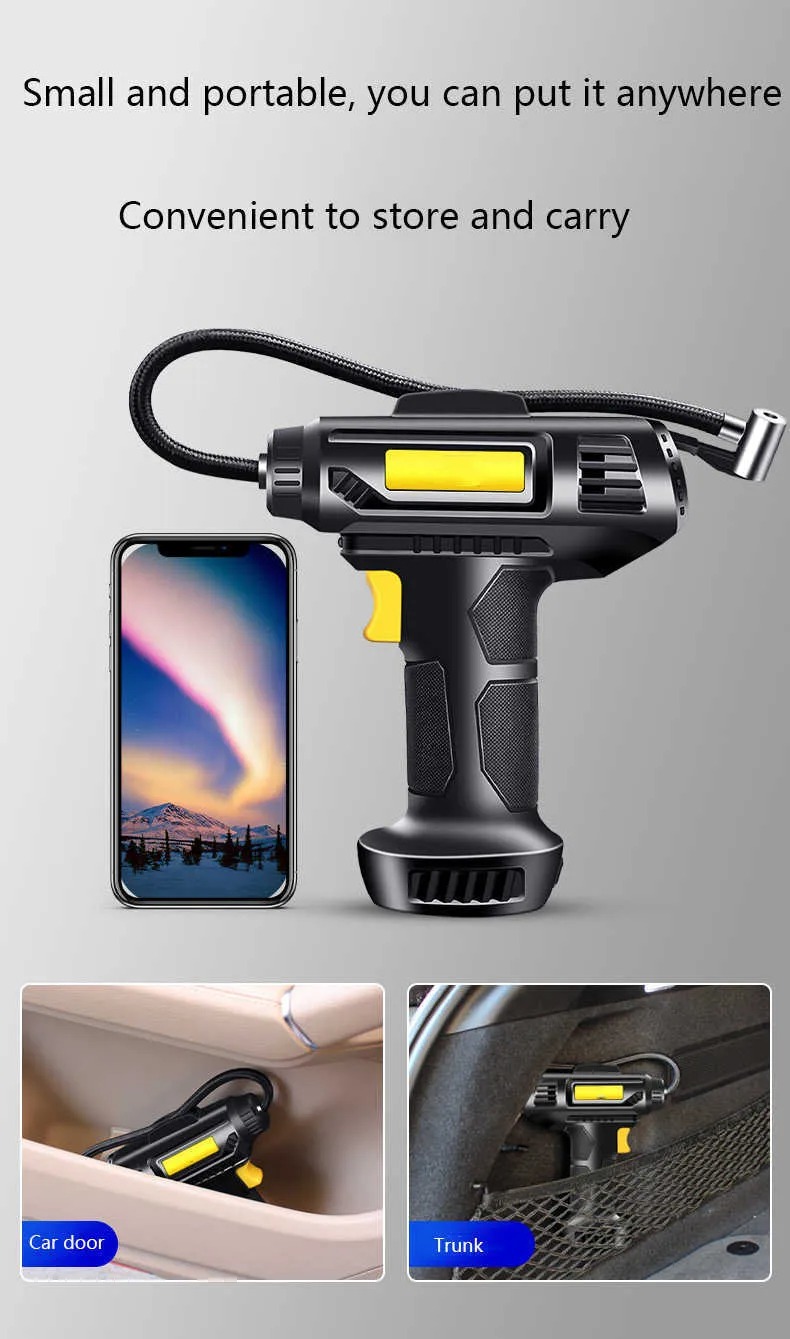 كمبروسر هواء محمول للسيارة - الصورة 5