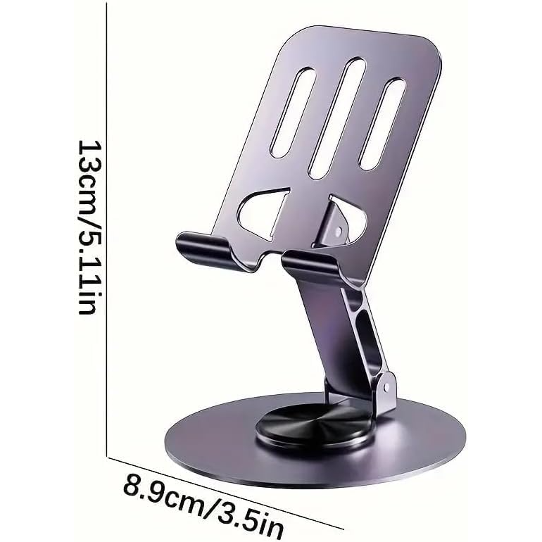 عرض قطعتين من حامل جوال معدني قابل للتعديل الصورة 5