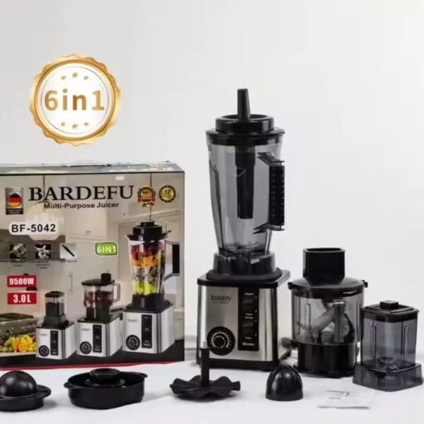 خلاط ومفرمة متعددة الاستخدامات سعة 4 لتر 6 في 1