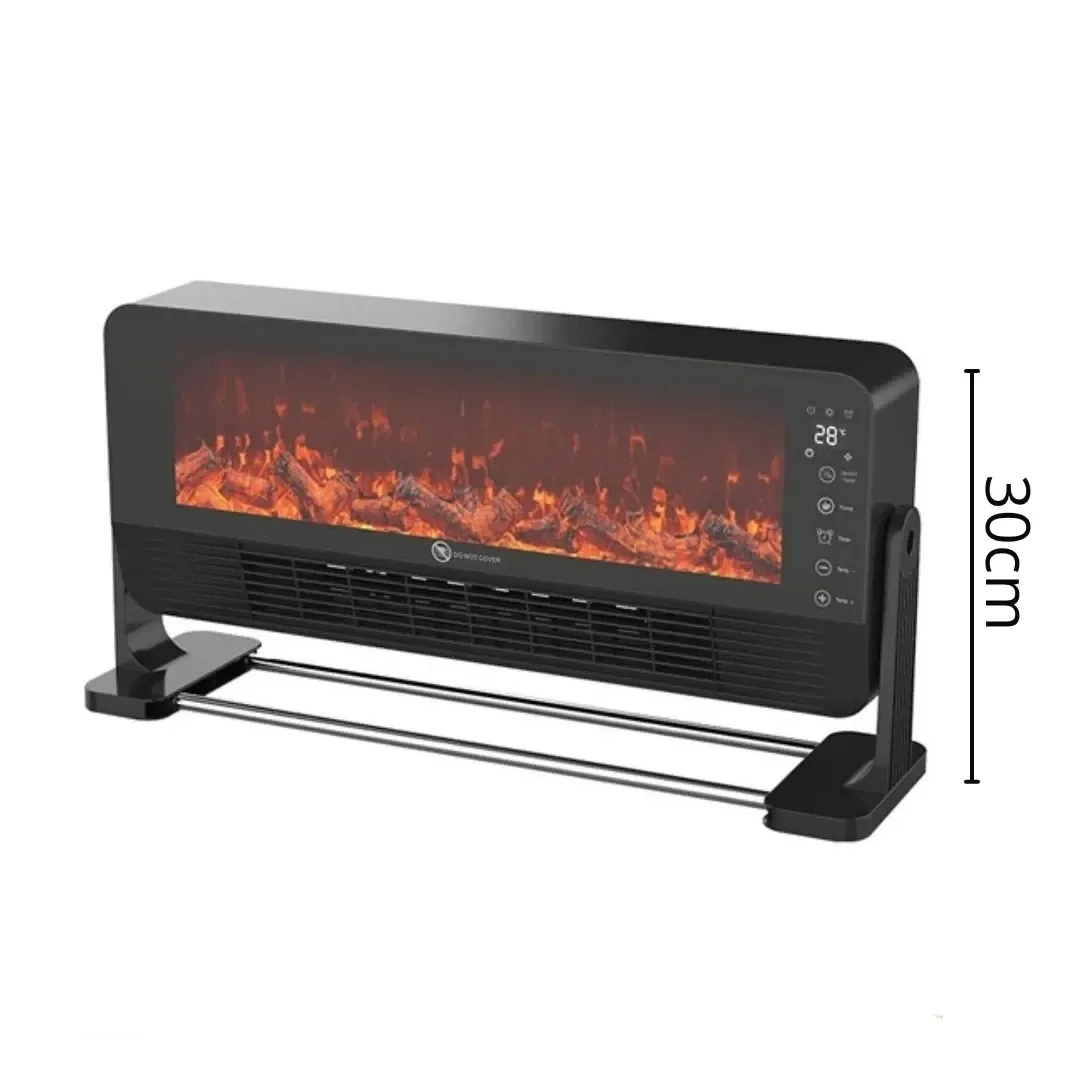 مدفأة كهربائية بتصميم لهب واقعي - الصورة 6