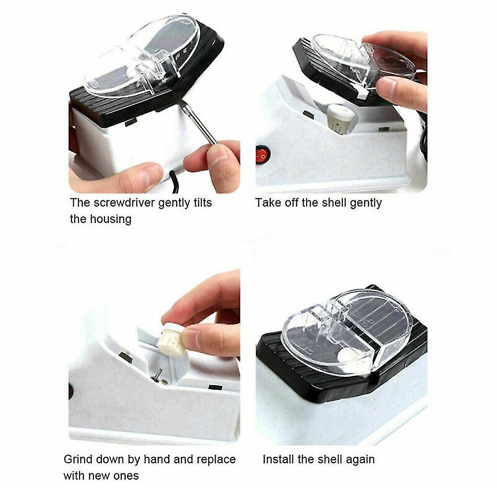 مفرمة لحوم يدوية + اداة شحذ سكاكين المطبخ USB - الصورة 7