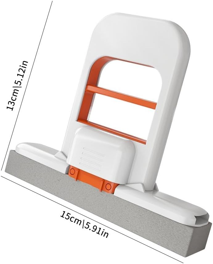 ممسحة تنظيف صغيرة قابلة للطي ذاتية العصر الصورة 3