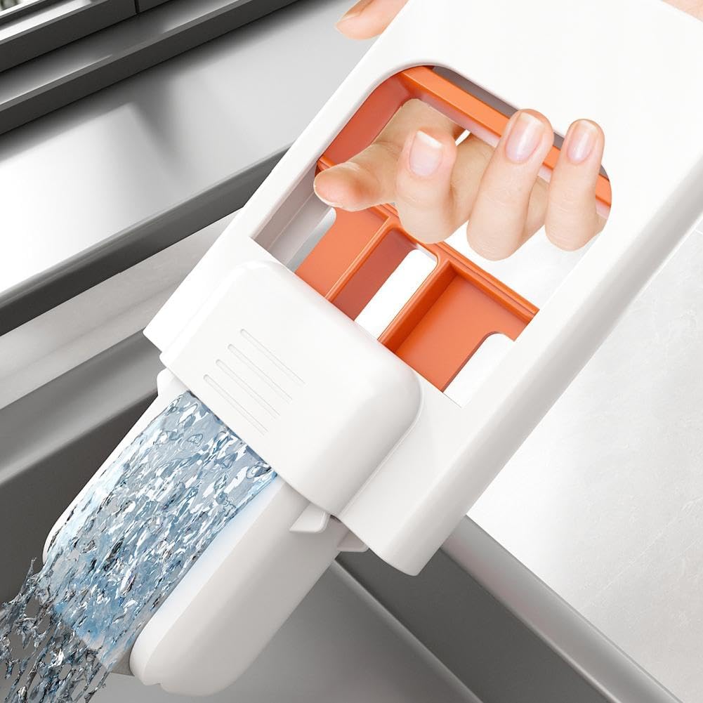 ممسحة تنظيف صغيرة قابلة للطي ذاتية العصر الصورة 6