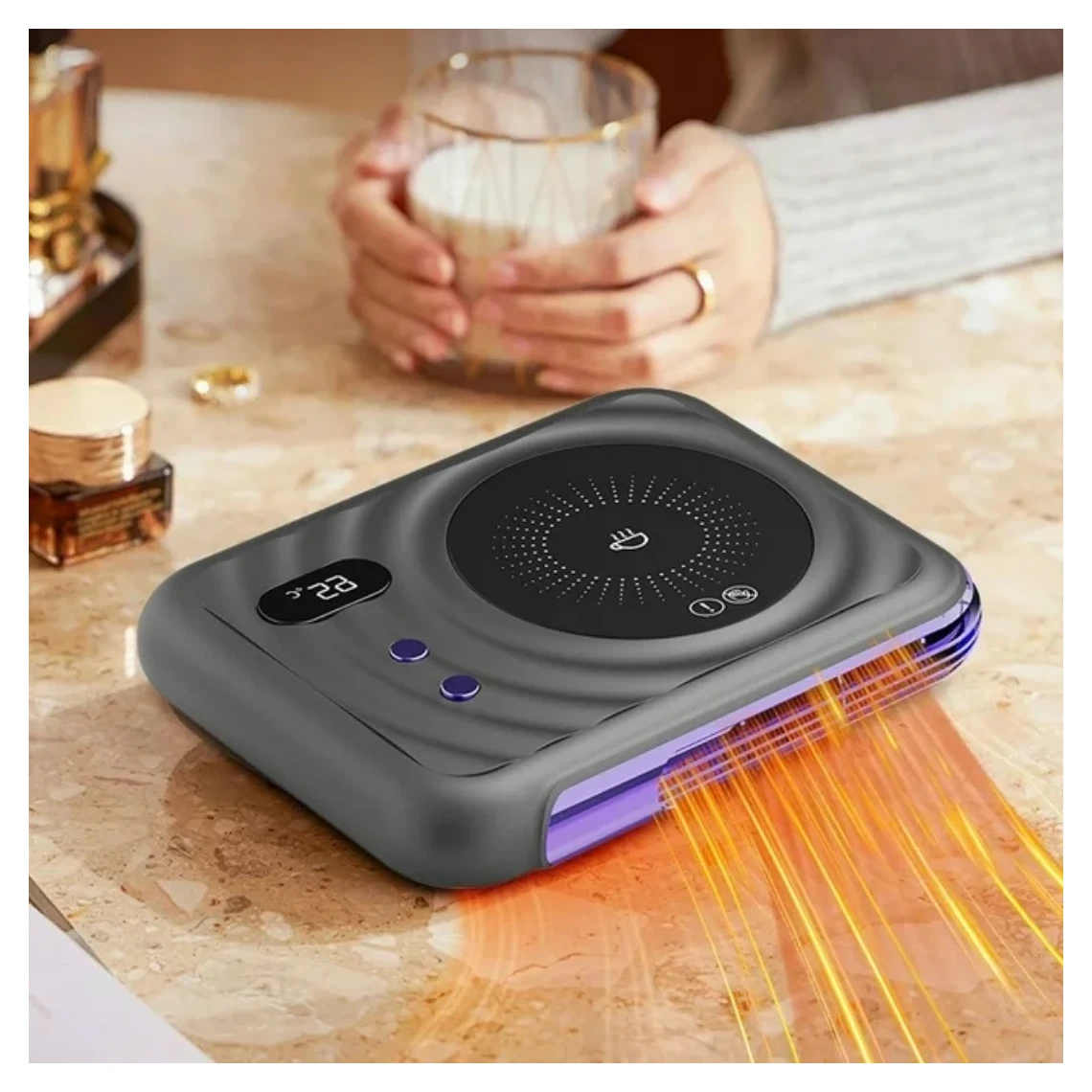 سخان أكواب كهربائي 2 في 1 للمشروبات الساخنة الصورة 4