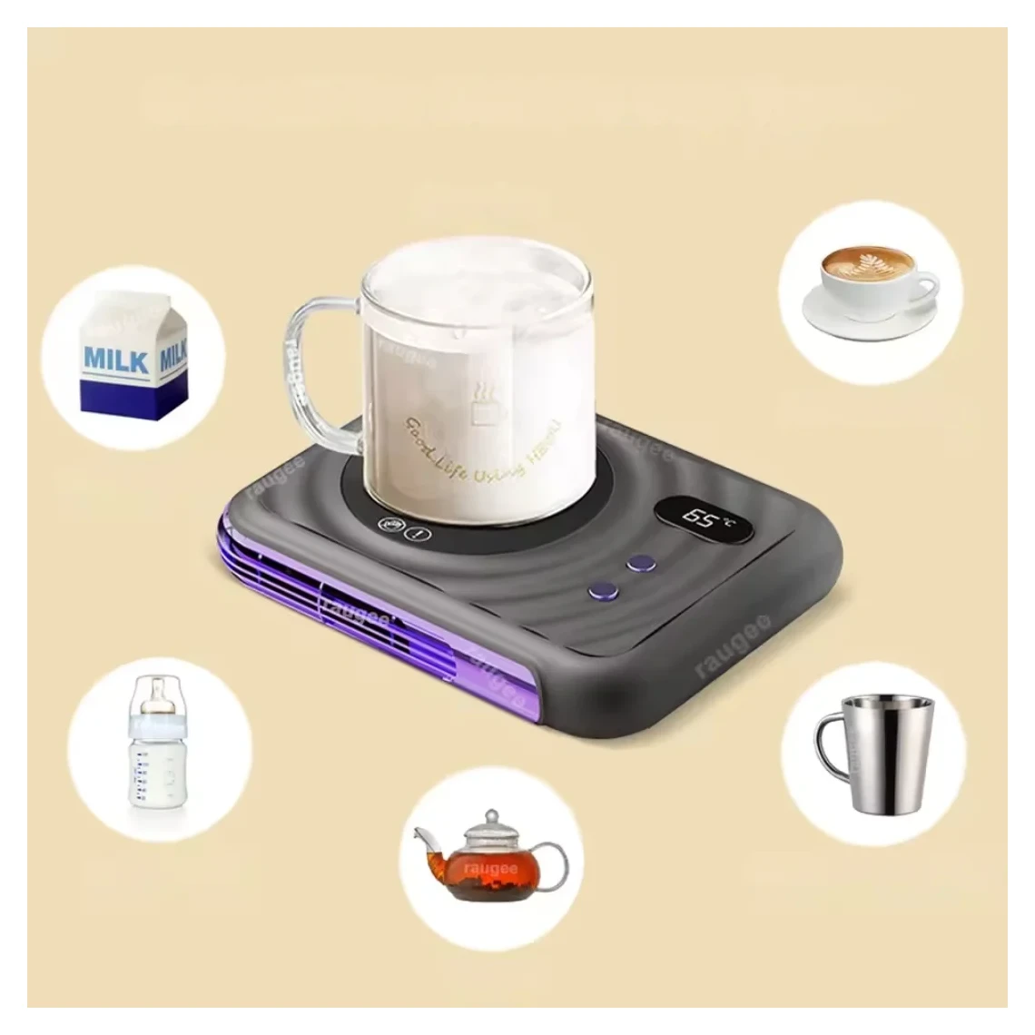 سخان أكواب كهربائي 2 في 1 للمشروبات الساخنة الصورة 5