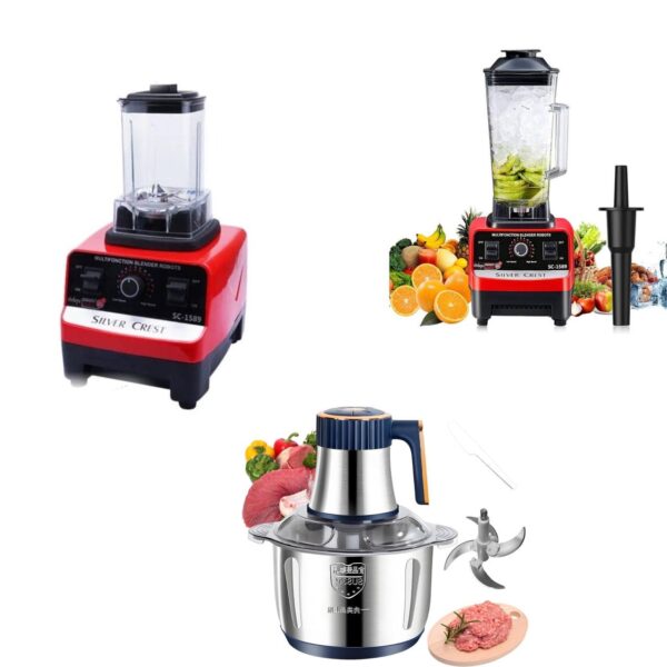 خلاط و كبة ومفرمة 5 لتر متعددة الوظائف