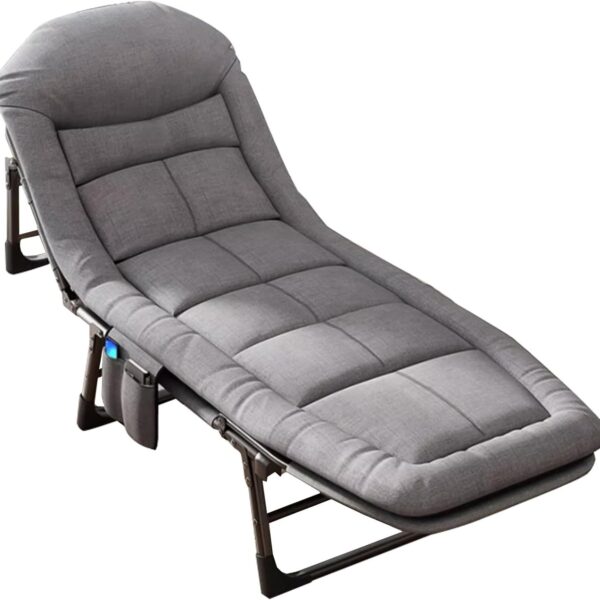 كرسي أرضي قابل للطي متعدد الوضعيات بوسادة مبطنة