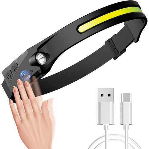 مصباح رأس ليد ذكي قابل لإعادة الشحن