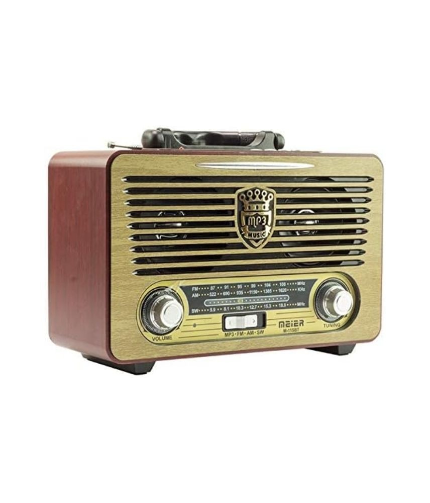 مكبر صوت بلوتوث كلاسيكي قابل لإعادة الشحن الصورة 3