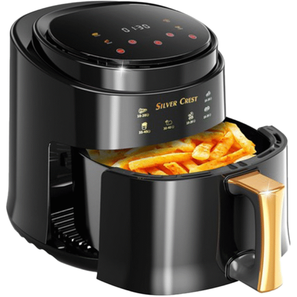 قلاية هوائية سيلفر كريست سعة كبيرة 10 لتر