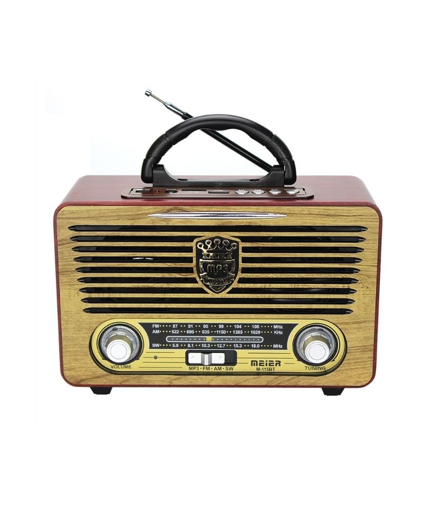 مكبر صوت بلوتوث كلاسيكي قابل لإعادة الشحن