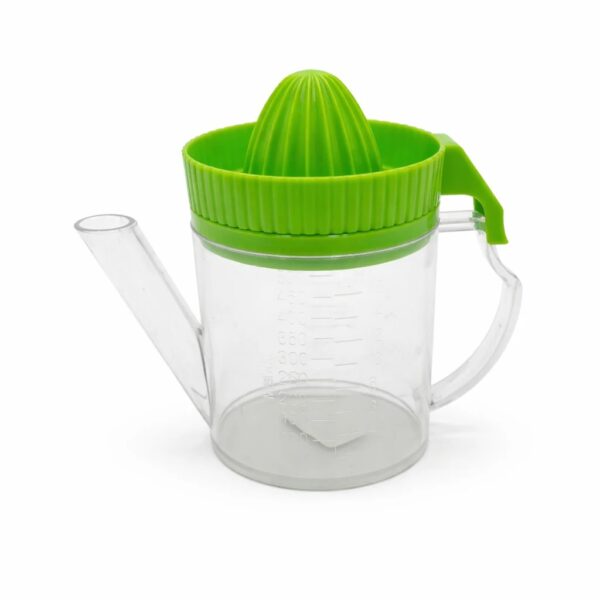 عصارة يدوية مع كوب قياس