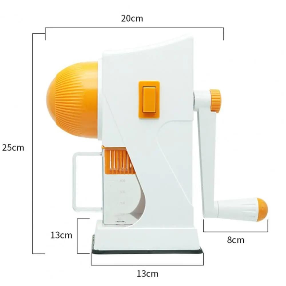 عصارة برتقال يدوية بمقبض دوران مع فلتر الصورة 4