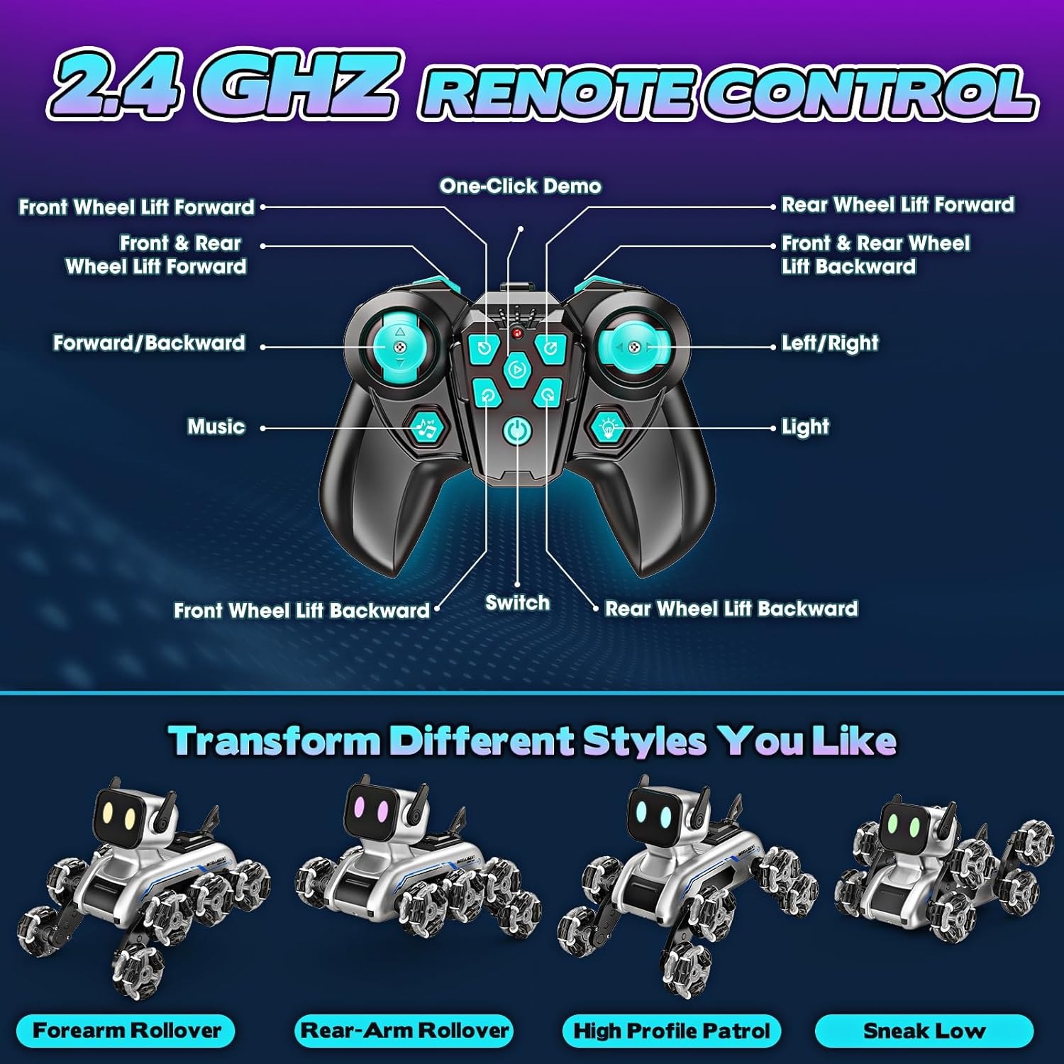 روبوت كلب بريموت للتحكم عن بعد الصورة 3